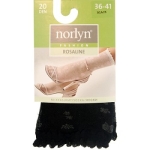 Носки Norlyn "Rosaline 20" Black (черные), размер 36-41 традиционного финского качества Товар сертифицирован инфо 9397v.