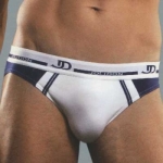 Трусы мужские Jolidon "Slip" Dark-Blue (синие), размер XL N77 на отдельном изображении фрагментом ткани инфо 9821v.